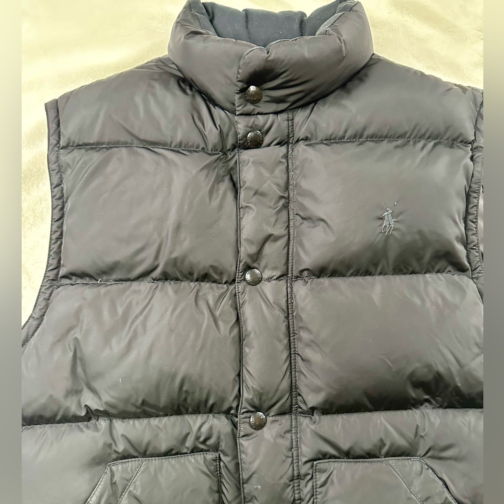 Ralph Lauren Men’s Large Puffer Vest Black - Picture 3 of 14